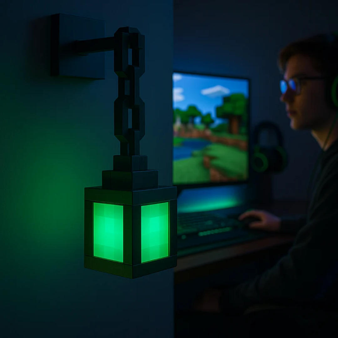 LED Pixelated Cube Lamp